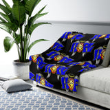 Hope Wings Graffiti  Fleece Blanket