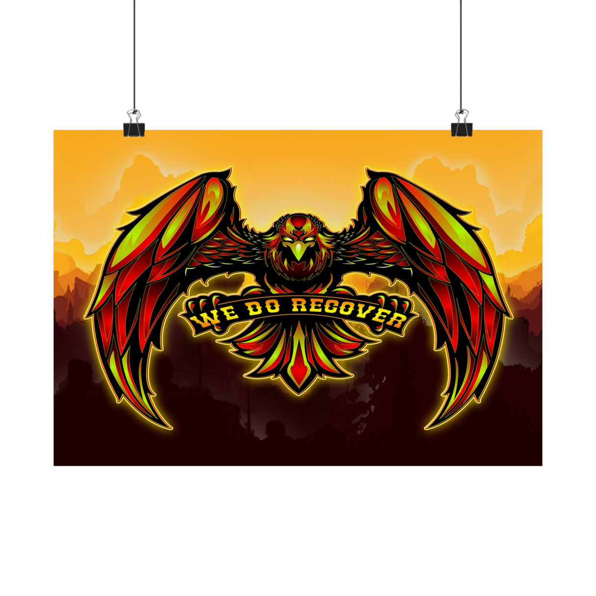 We Recover Eagle Horizontal Posters