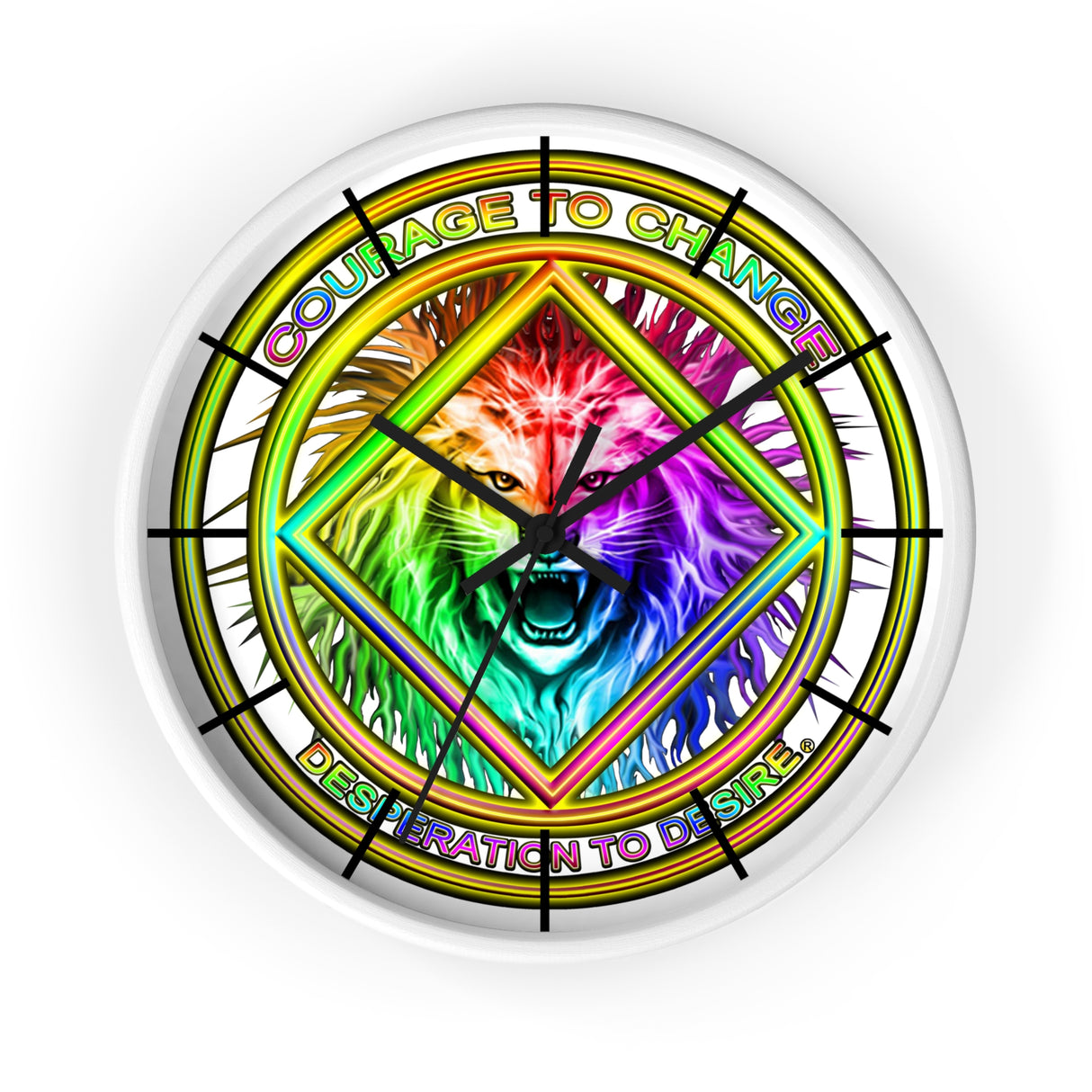 Courage To Change Wall Clock