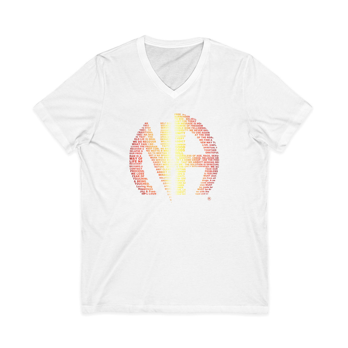 Words Of Recovery V.2 V-Neck Tee