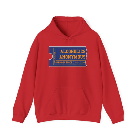 Custom AA Membership Ticket  Hoodie