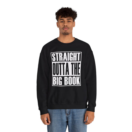 Straight Outta The Big Book dtg Crewneck Sweatshirt