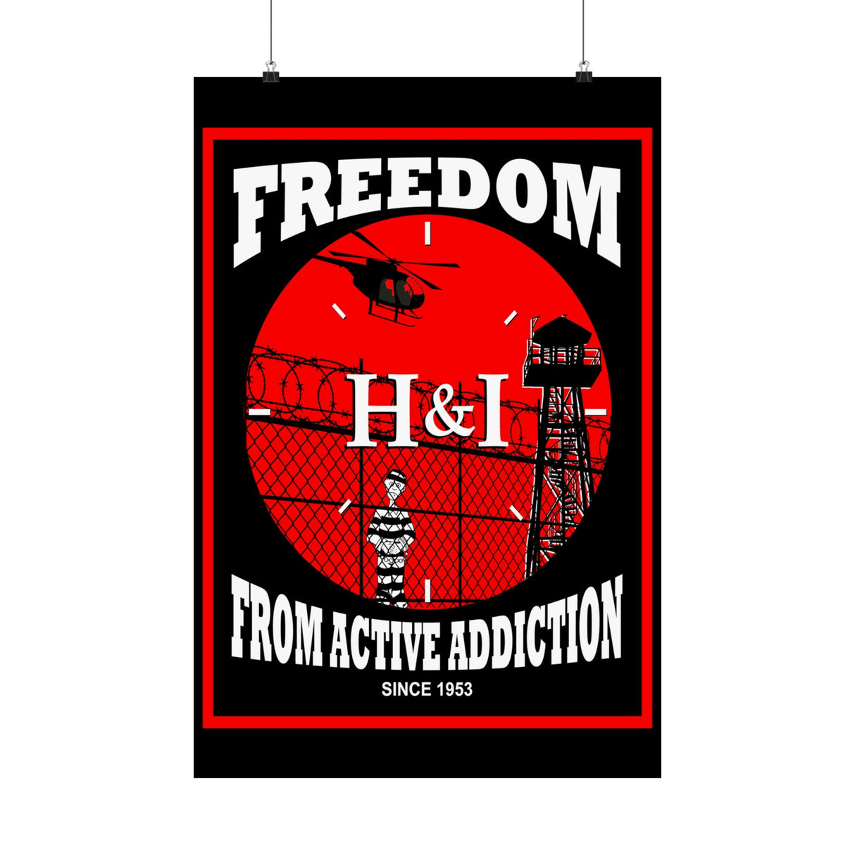 Freedom From Addiction Vertical Posters