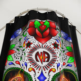 NA Sugar Skull Shower Curtains