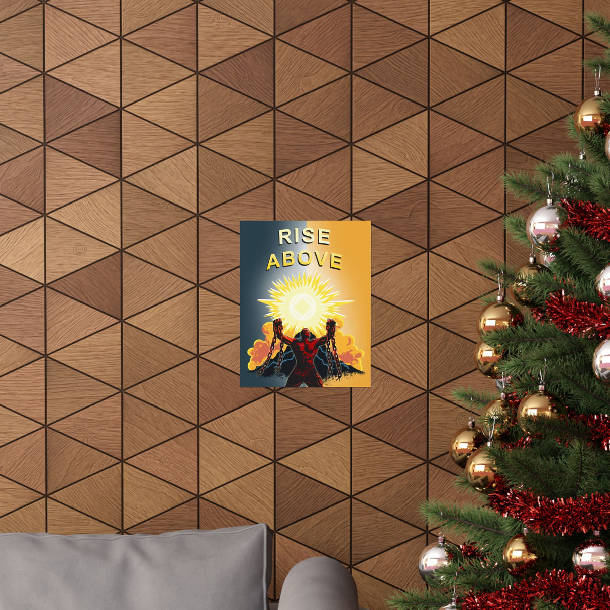 Rise Above V.2 Vertical Posters