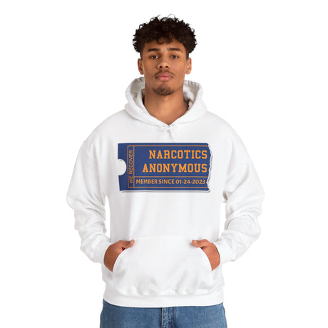 Custom NA Membership Ticket dtg Hoodie