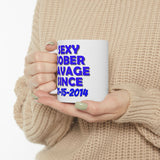 Sexy Sober Savage Customized Mug (11oz, 15oz)