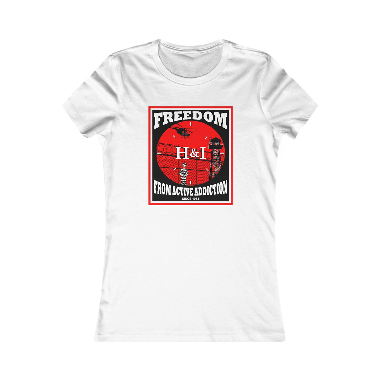 Freedom From Active Addiction Women's DTG Tee