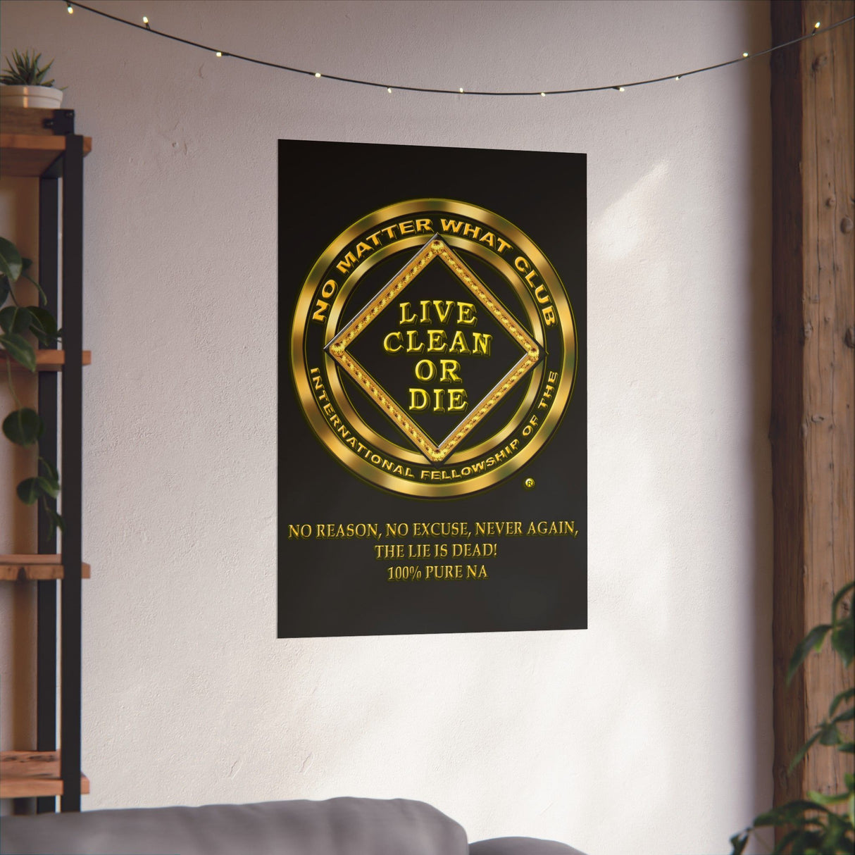 No Matter What Gold  Vertical Posters