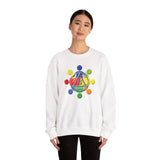 Circle Of Love dtg Crewneck Sweatshirt