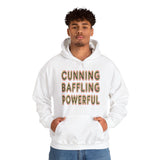 Cunning Baffling Powerful dtg Hoodie