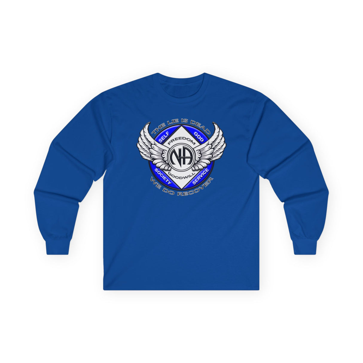 Winged NA Symbol Long Sleeve dtg Tee