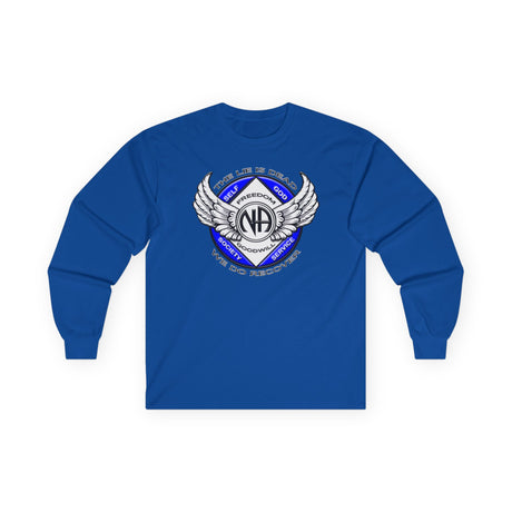 Winged NA Symbol Long Sleeve dtg Tee