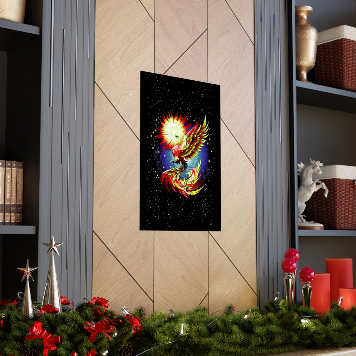 Pheonix Rising Vertical Posters