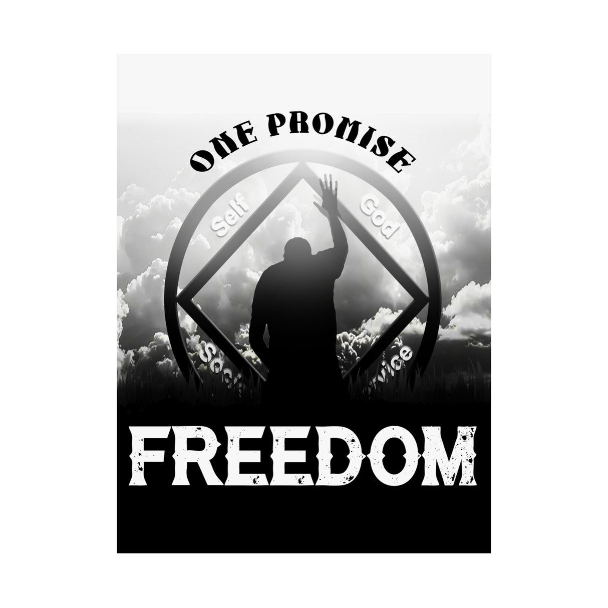 Blessded With Freedom Vertical Posters