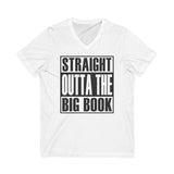 Straight Outta The Big Book AA V-Neck Tee
