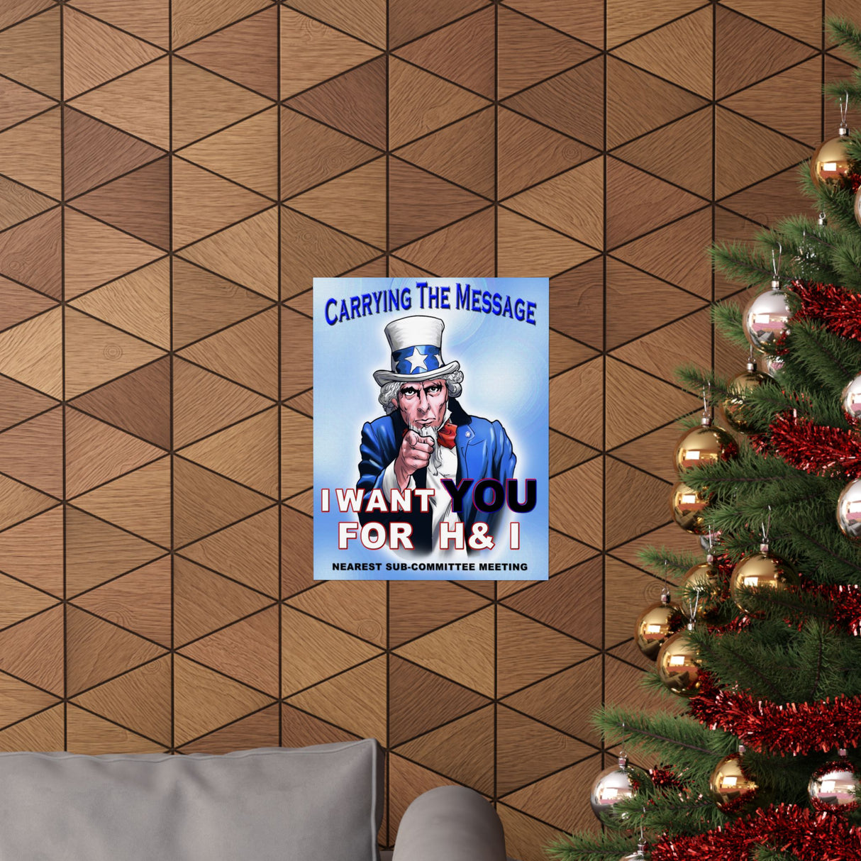 H&I Uncle Sam I Want You Vertical Posters