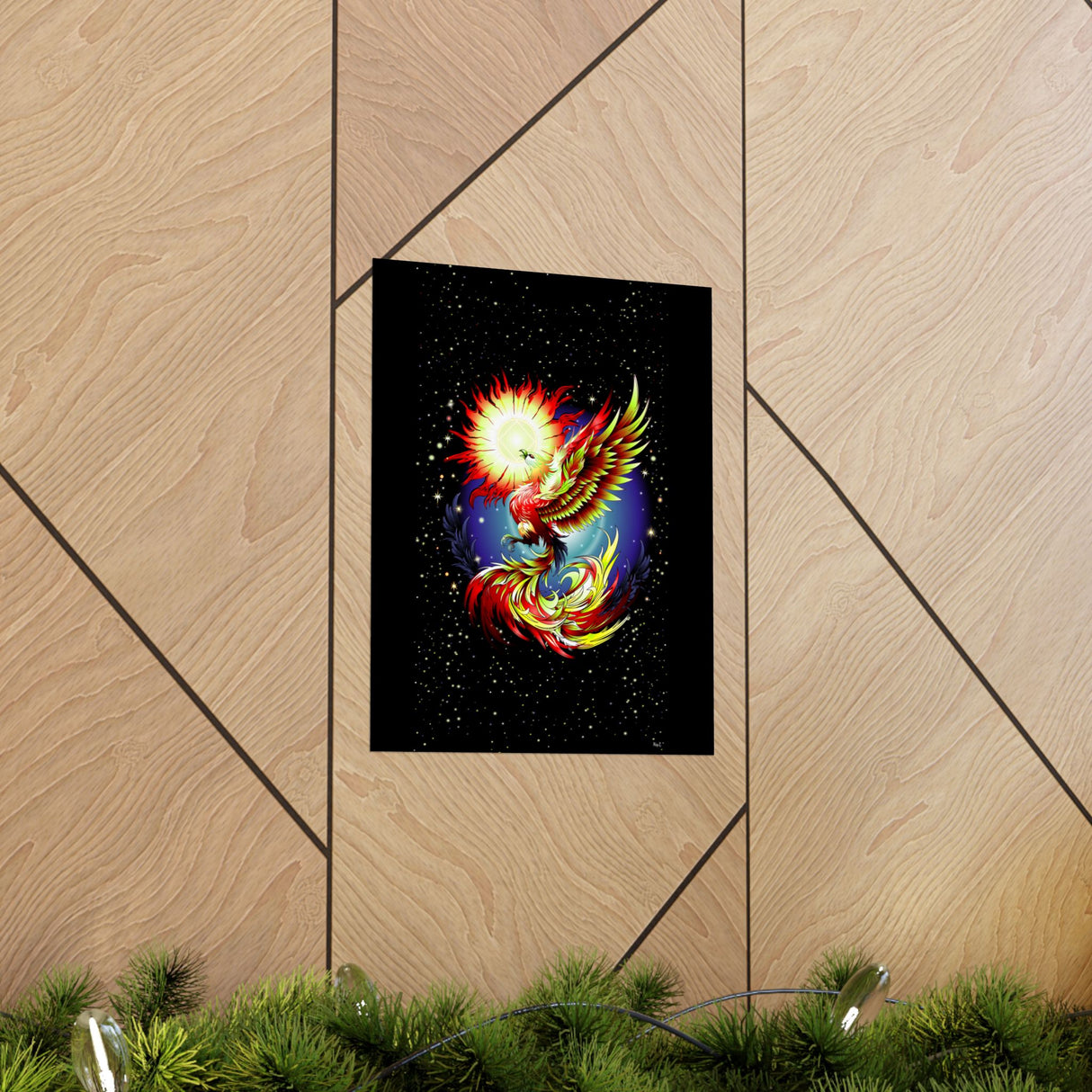 Pheonix Rising Vertical Posters