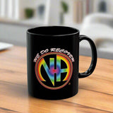 We Do Recover Rainbow 11/15oz Black Mug