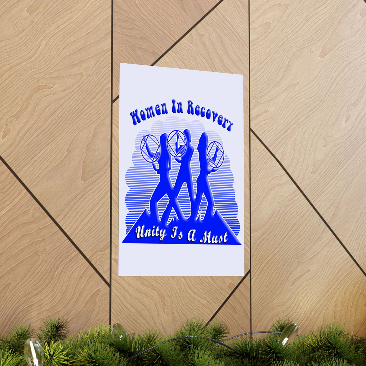 Women In Recovery  Vertical Posters