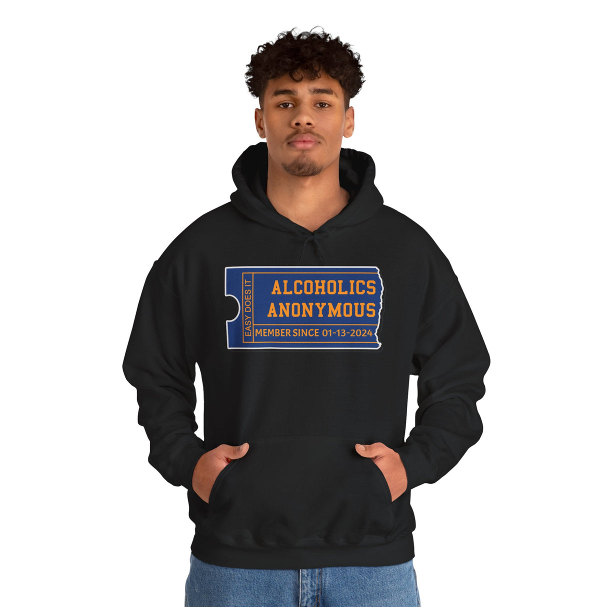 Custom AA Membership Ticket  Hoodie