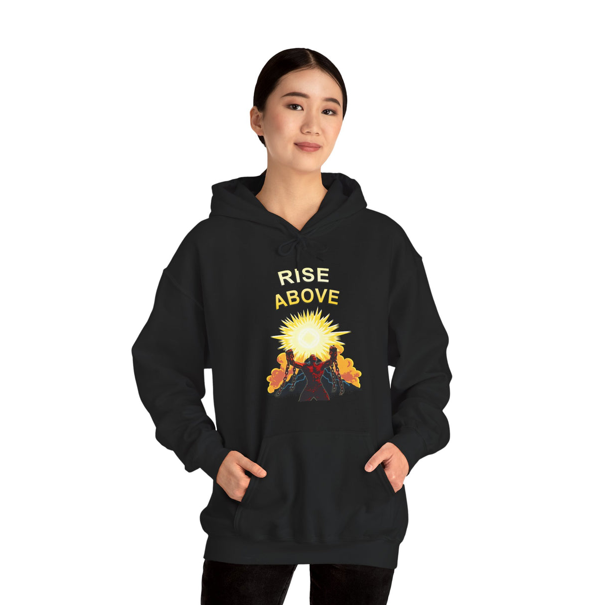 Rise Above V.2 dtg Hoodie
