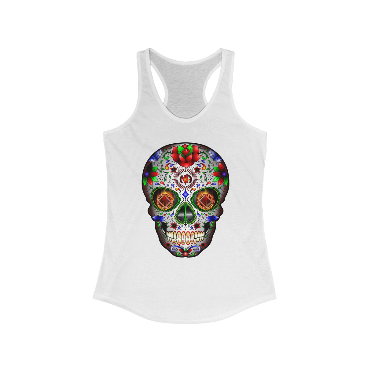 NA Sugar Skull V.2 NA Racerback Tank