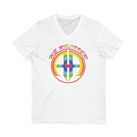 We Recover Rainbow AA V-Neck Tee