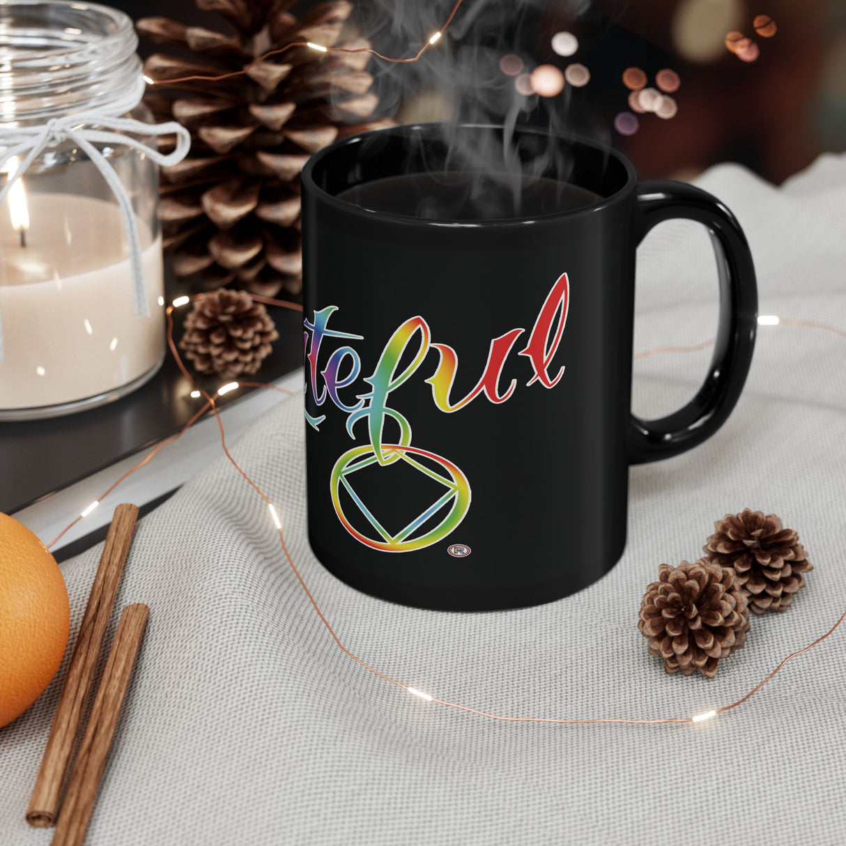 NA Grateful  V.2 11oz Black Mug