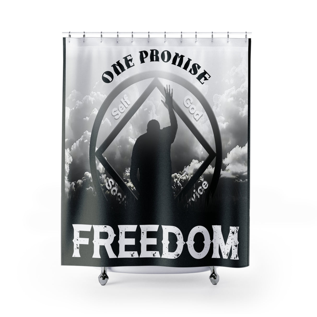 One Promise Freedom Shower Curtains