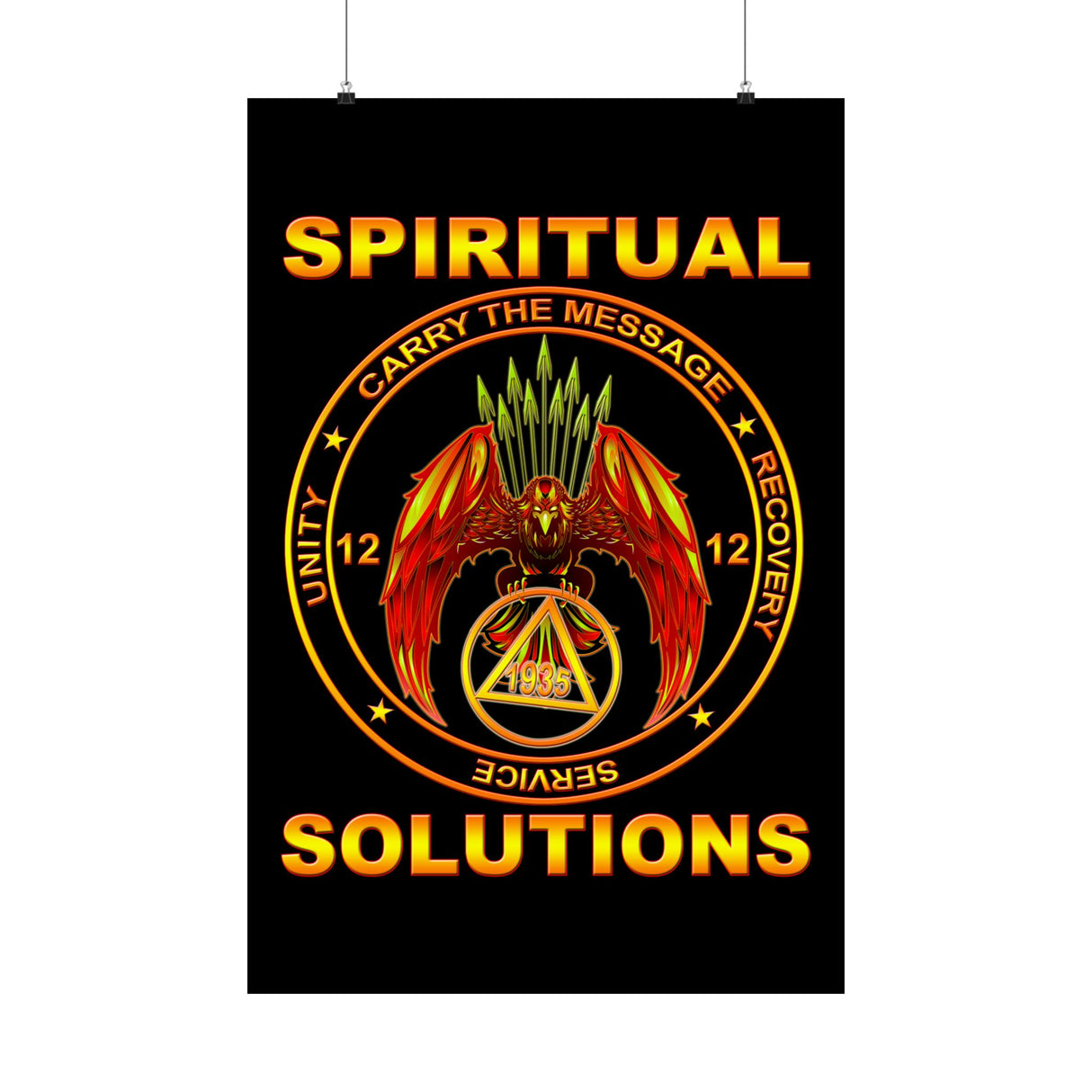 AA- Spiritual Solutions Vertical Posters