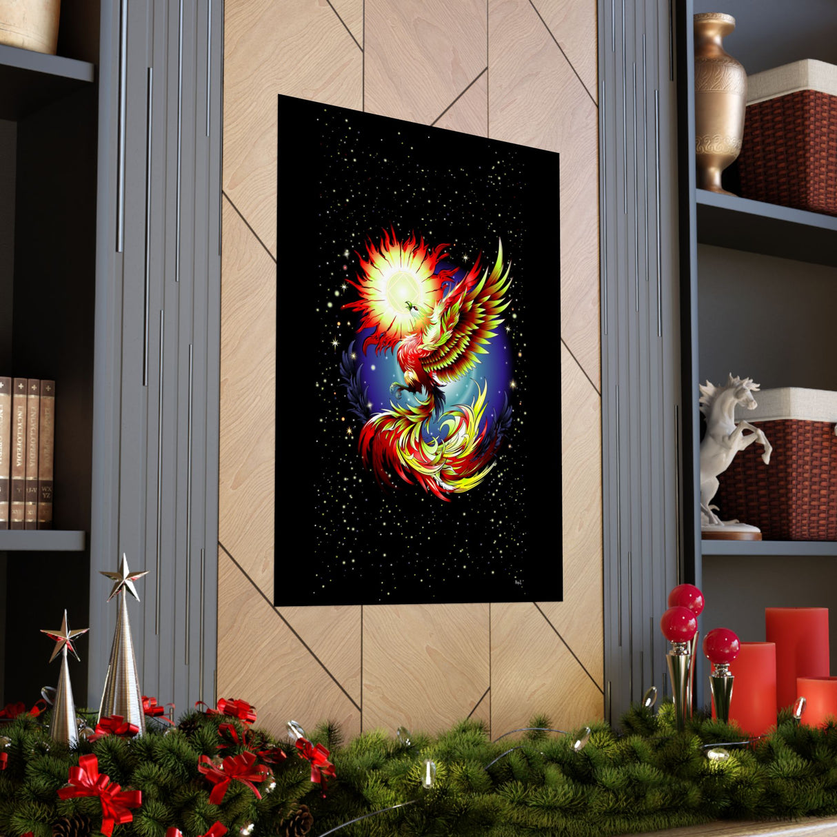 Pheonix Rising Vertical Posters