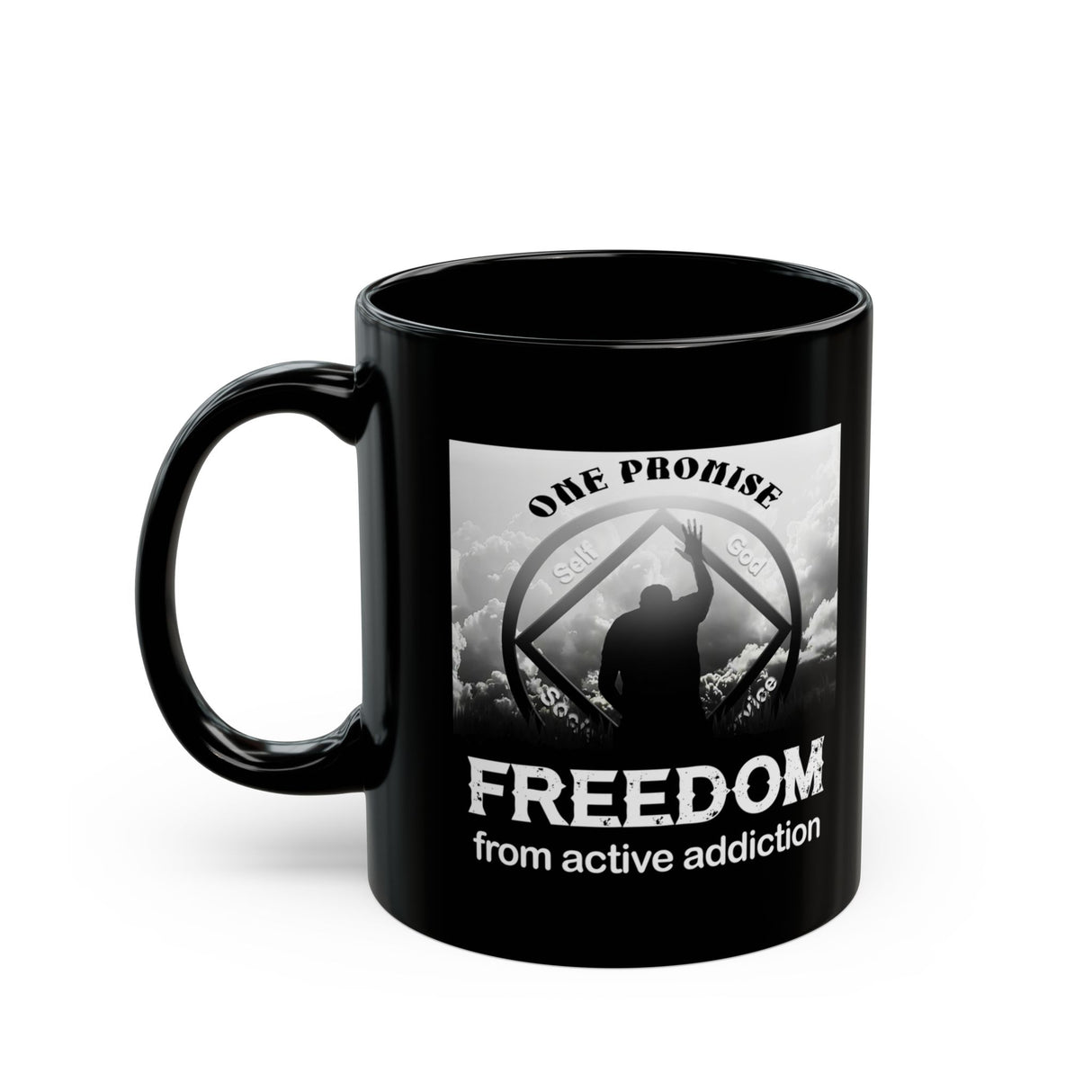 One Promise Freedom 11oz Black Mug