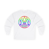 AA - Double AA Rainbow Symbol Long Sleeve dtg Tee