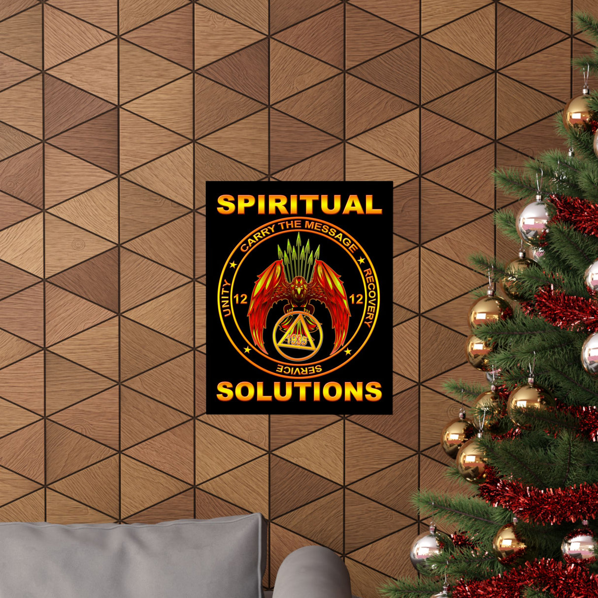 AA- Spiritual Solutions Vertical Posters