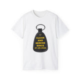 Custom Clean & Serene Since Key Tag Tee