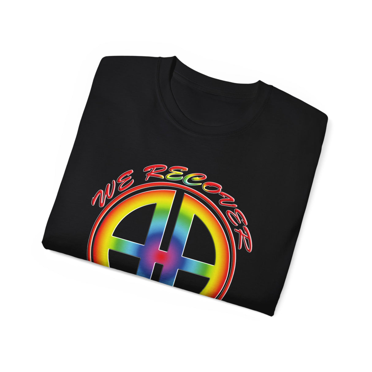 AA- We Recover Rainbow -  dtg Tee