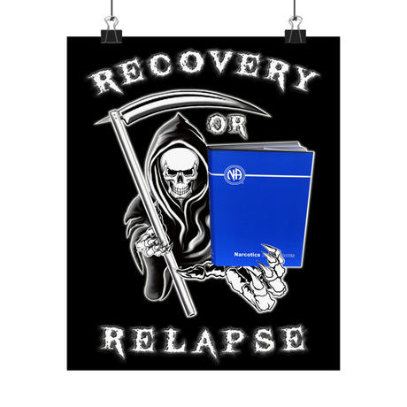 Recovery Or Relapse Vertical Posters