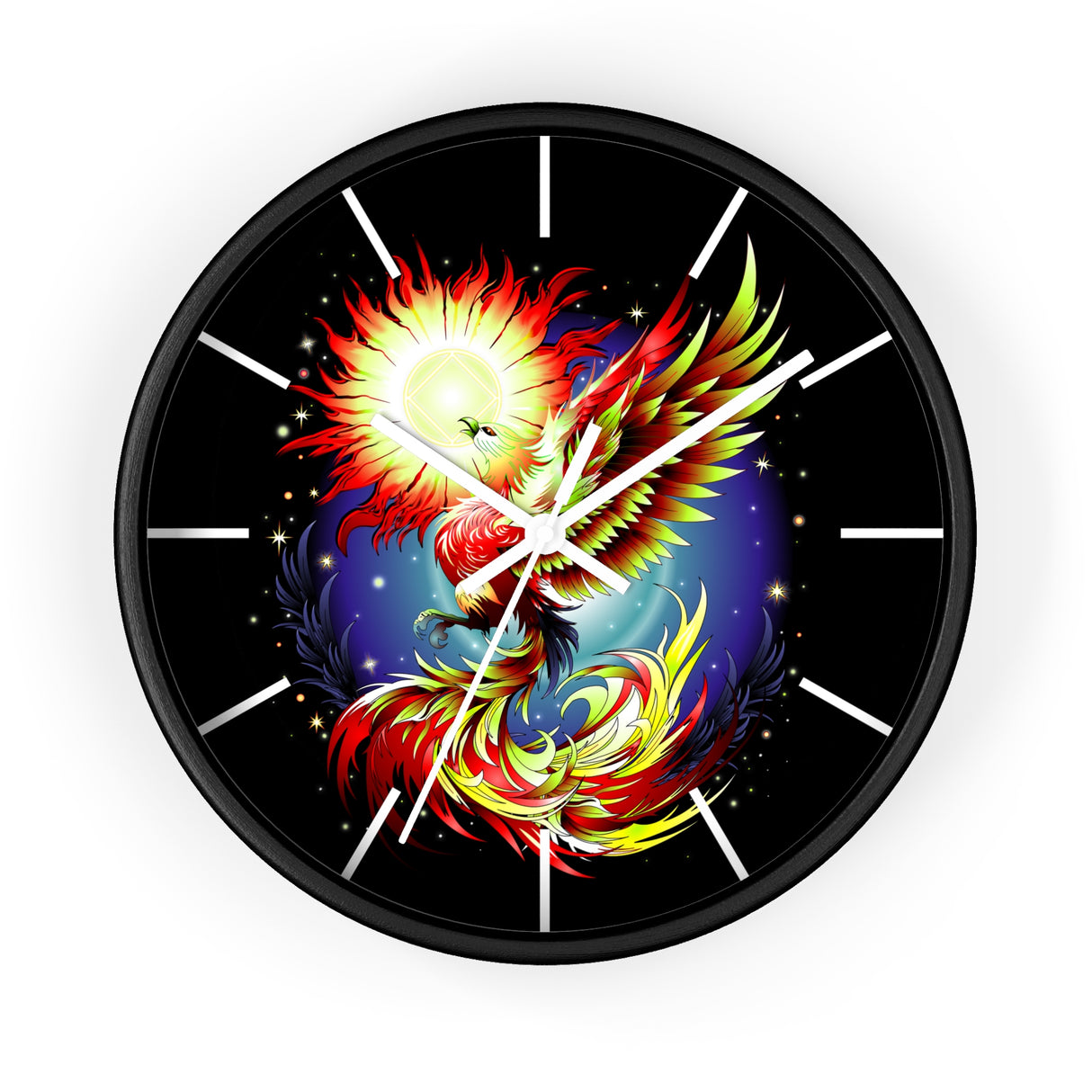 Phoenix Rising Wall clock