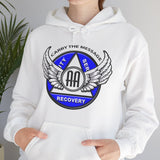 Winged AA Symbol dtg Hoodie