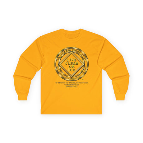 No Matter What Club Gold Long Sleeve dtg Tee