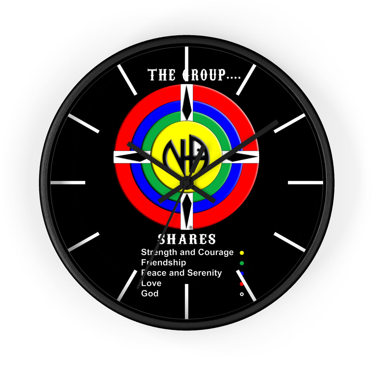 The Group Shares Wall Clock