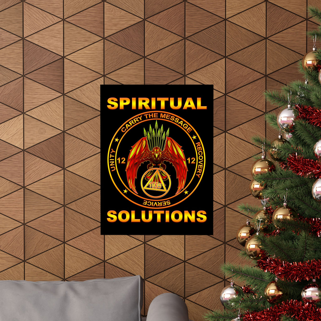 AA- Spiritual Solutions Vertical Posters