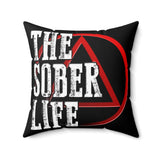 AA The Sober Life Pillow