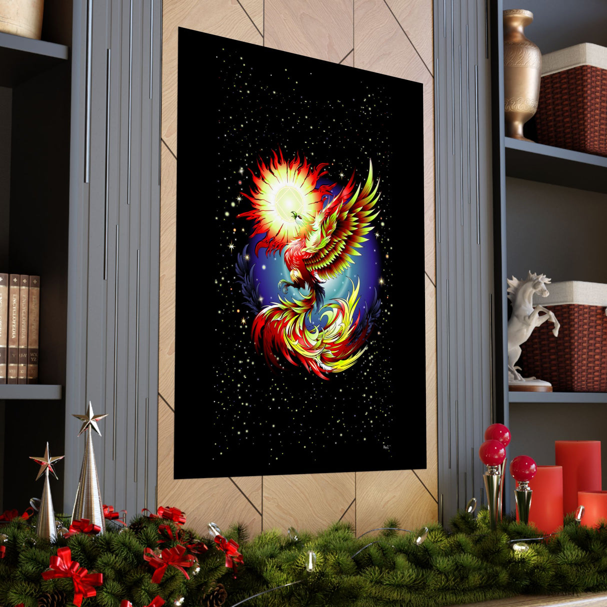 Pheonix Rising Vertical Posters