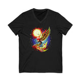 Phoenix Rising V.2 dtg V-Neck Tee