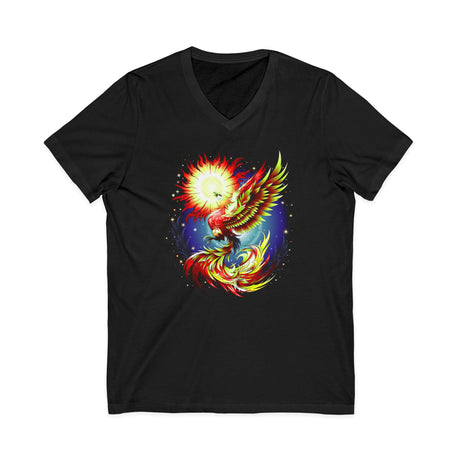 Phoenix Rising V.2 dtg V-Neck Tee