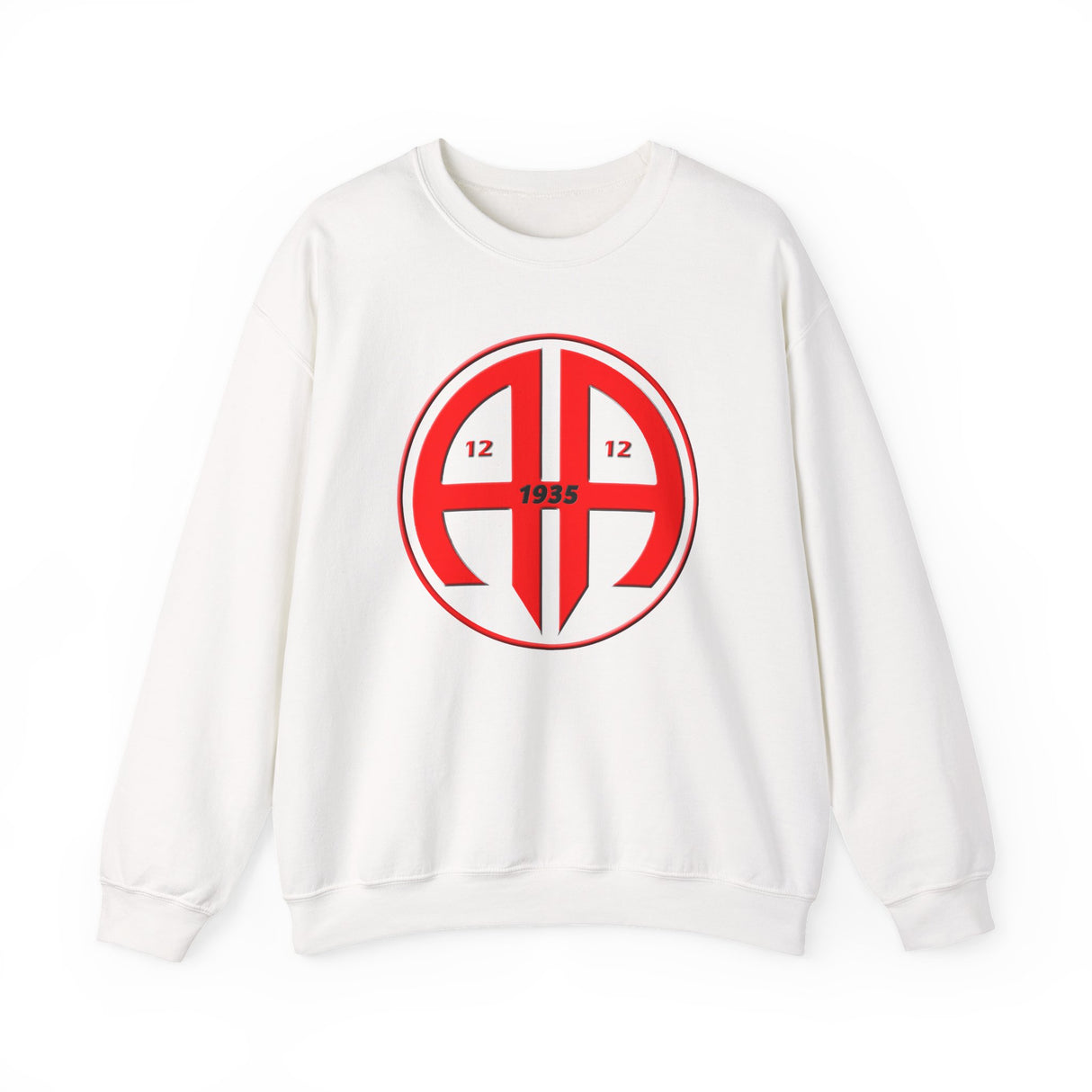Red AA Logo dtg Crewneck Sweatshirt