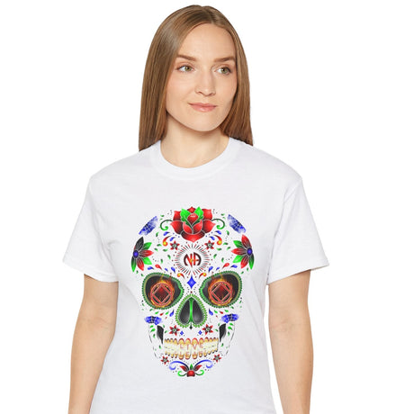 NA Sugar Skull Inverted dtg Tee