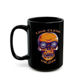 Live Clean Or Die Skull 11/15oz Black Mug